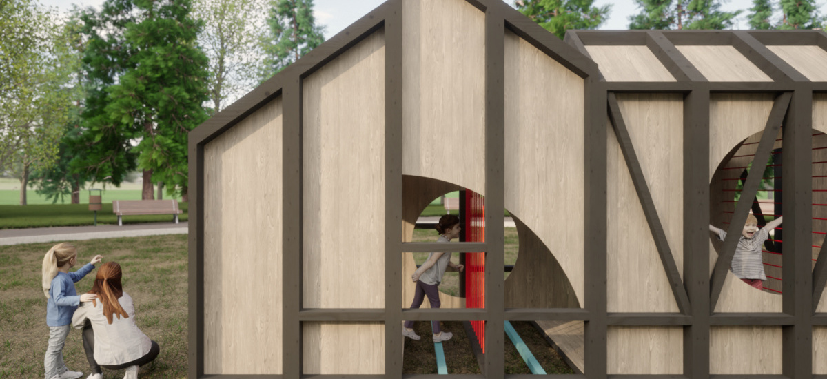 Imagen Premio al diseño de cabañas para mobiliario urbano en el que ha colaborado un alumno de Arquitectura